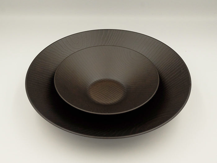 
                  
                    Small Wood Patterned Outdoor Plate by Takenaka
                  
                
