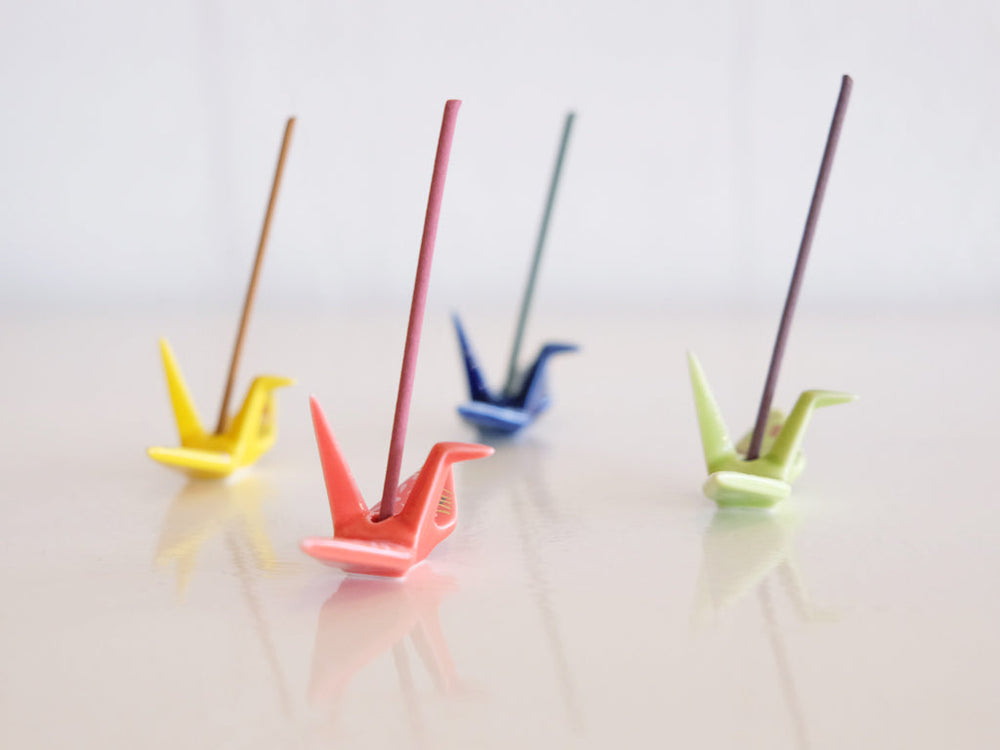 [wholesale] Kosaido Incense Holder: Orizuru (Crane)